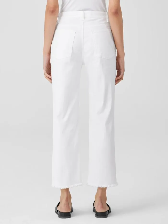Eileen Fisher Denim Organic Cotton Denim Straight Jean White 8211 Shop