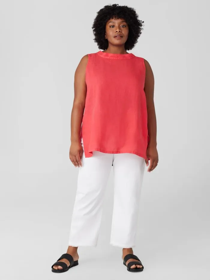 Eileen Fisher Denim Organic Cotton Denim Straight Jean White 8211 Shop