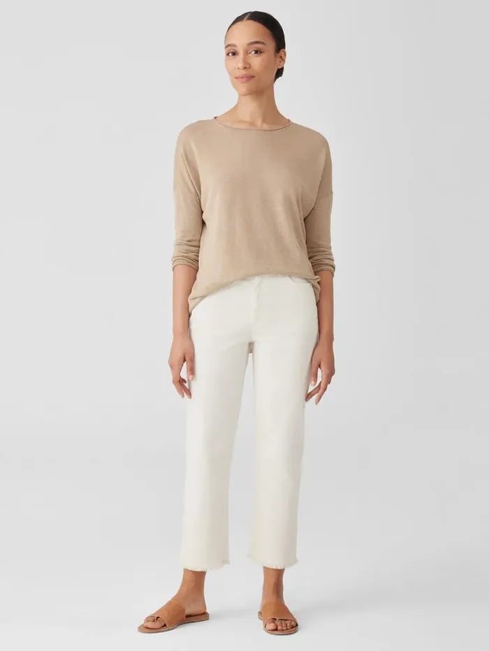 Eileen Fisher Denim Undyed Organic Cotton Denim Straight Jean Undyed Natural 8211 Shop Eileen Fisher Denim Undyed Organic Cotton Denim Straight Jean Undyed Natural 8211 Shop