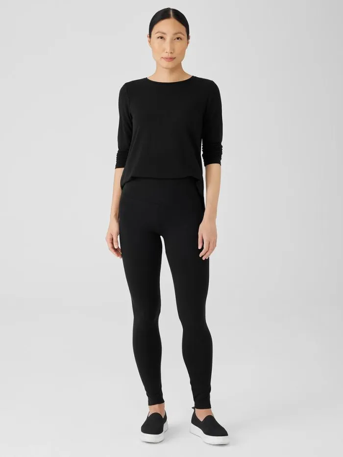 Eileen Fisher Pants Shorts and Jumpsuits Stretch Jersey Knit Leggings Black 8211 Shop Eileen Fisher Pants Shorts and Jumpsuits Stretch Jersey Knit Leggings Black 8211 Shop