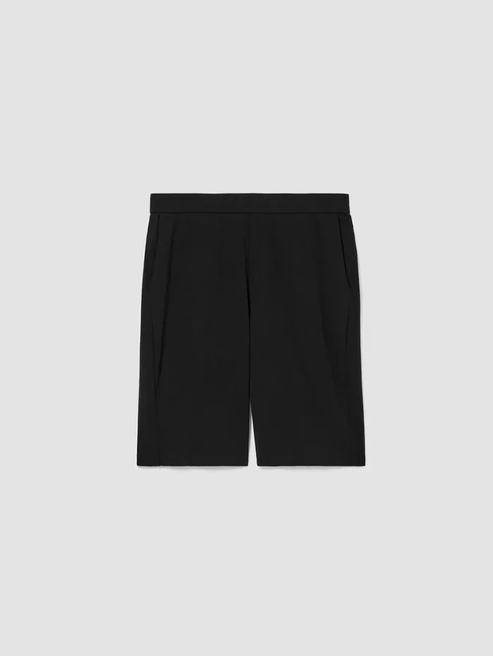 Eileen Fisher Petite Pima Cotton Stretch Jersey Shorts Black 8211 Shop
