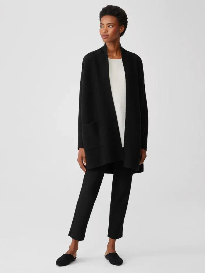 Eileen Fisher Sweaters and Cardigans Italian Cashmere Links Cardigan Black 8211 Shop