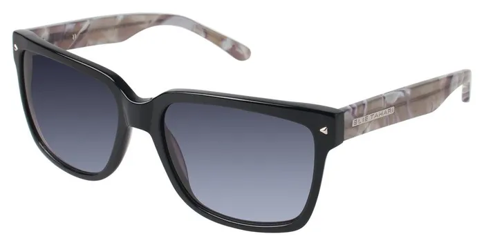 Elie Tahari Classic Rectangle Sunglasses Blackgrey Pearl Women Sunglasses