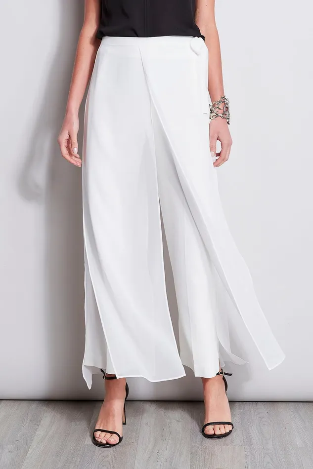 Elie Tahari Overlay Pant Foam Women Bottoms