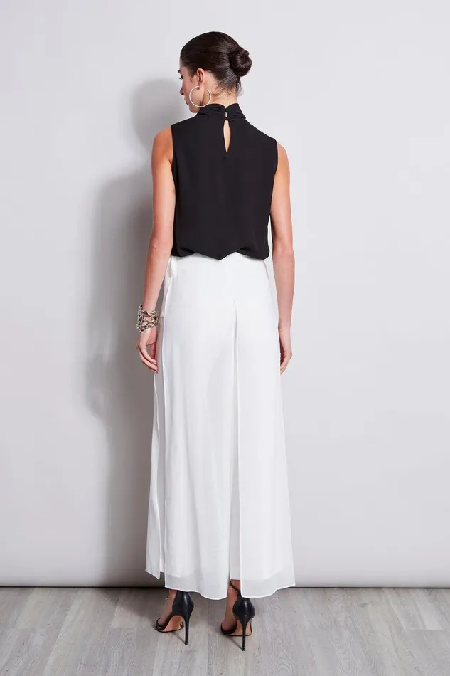 Elie Tahari Overlay Pant Foam Women Bottoms