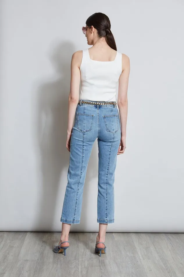 Elie Tahari Rib Detail Sweater Tank Foam Women Tops