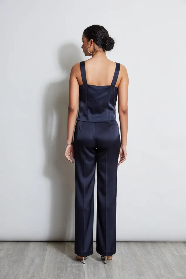 Elie Tahari Satin Cowl Cami Stargazer Women Tops