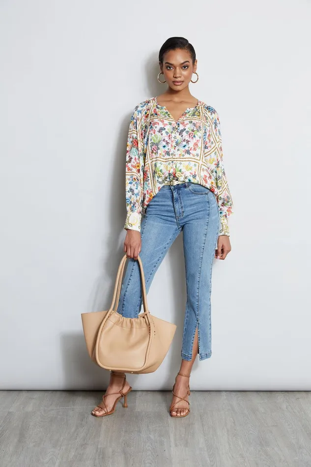 Elie Tahari Summer Palace Shirt Summer Palace Print Women Tops