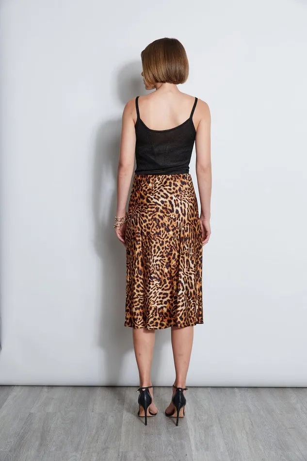 Elie Tahari Wildcat Slip Midi Skirt Multi Women Bottoms