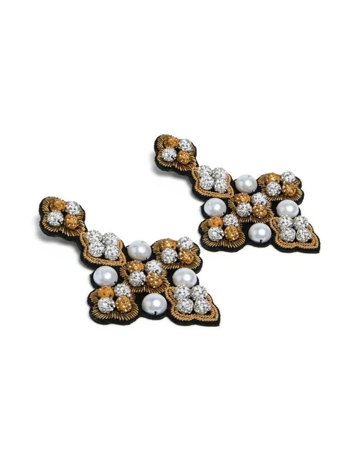 Ella Earrings Solid Gold Women La Double J Jewelry