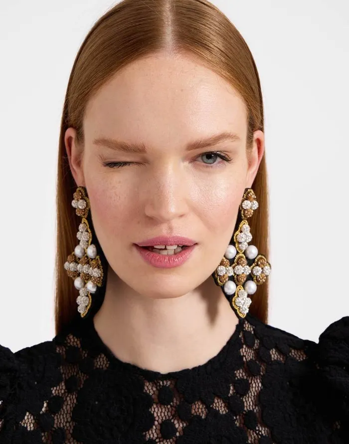 Ella Earrings Solid Gold Women La Double J Jewelry Ella Earrings Solid Gold Women La Double J Jewelry