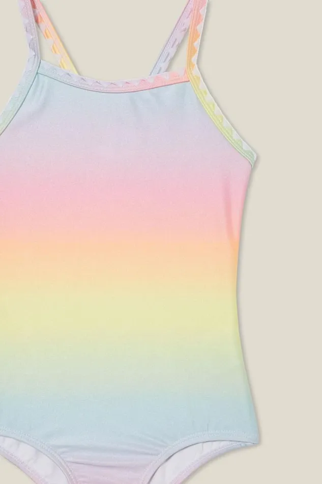 Eloise One Piece Rainbow Sugar Gradient Girls Cotton On Swimwear Eloise One Piece Rainbow Sugar Gradient Girls Cotton On Swimwear