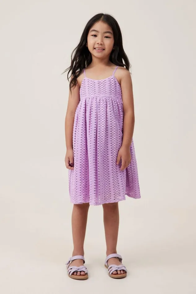 Eloise Sleeveless Dress Lilac Drop Girls Cotton On Dresses