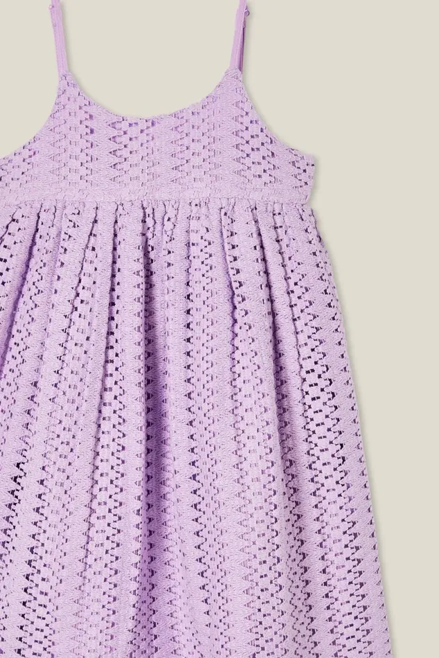 Eloise Sleeveless Dress Lilac Drop Girls Cotton On Dresses