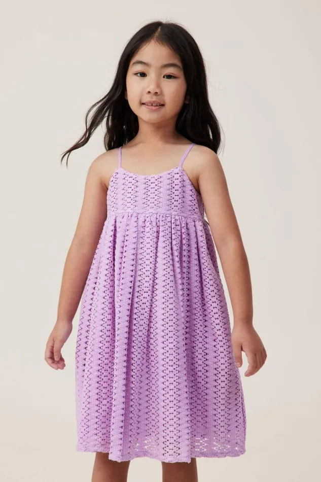 Eloise Sleeveless Dress Lilac Drop Girls Cotton On Dresses