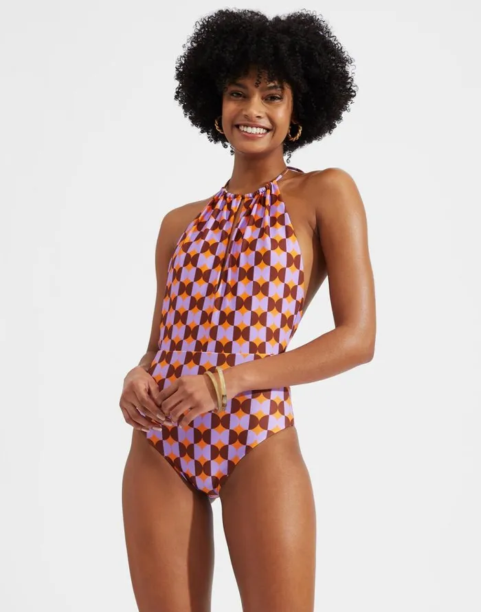 Esther Swimsuit Mezzaluna Orange Women La Double J Swimwear