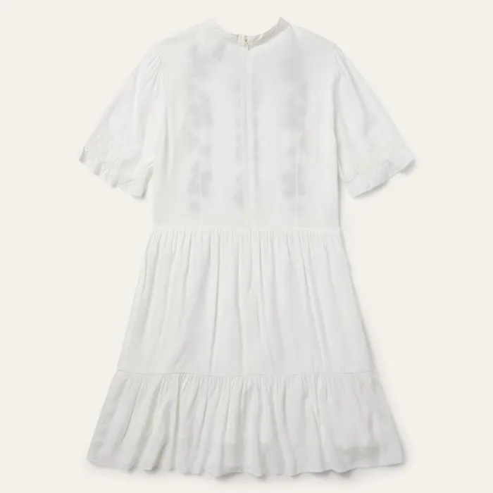 Flat Weave Dress White Women Stetson Mini