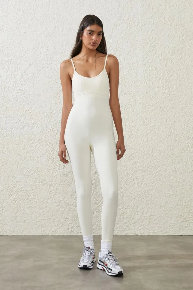 Fleece Lined Full Length Onesie Whisper White Women Cotton On Pants