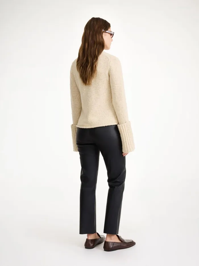 Florentina Leather Trousers Black Women By Malene Birger Trousers