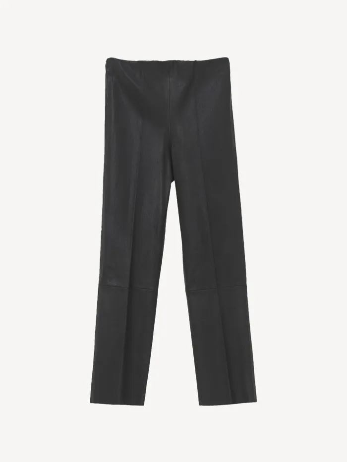Florentina Leather Trousers Black Women By Malene Birger Trousers