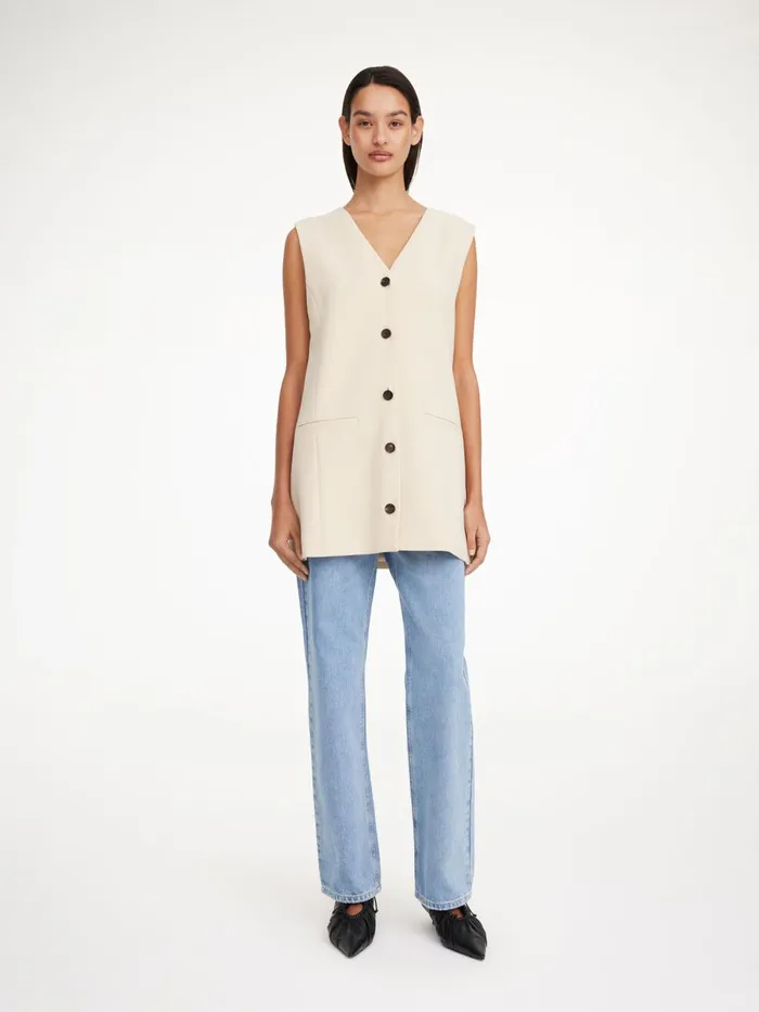 Francinne Waistcoat Wood Women By Malene Birger Blazers