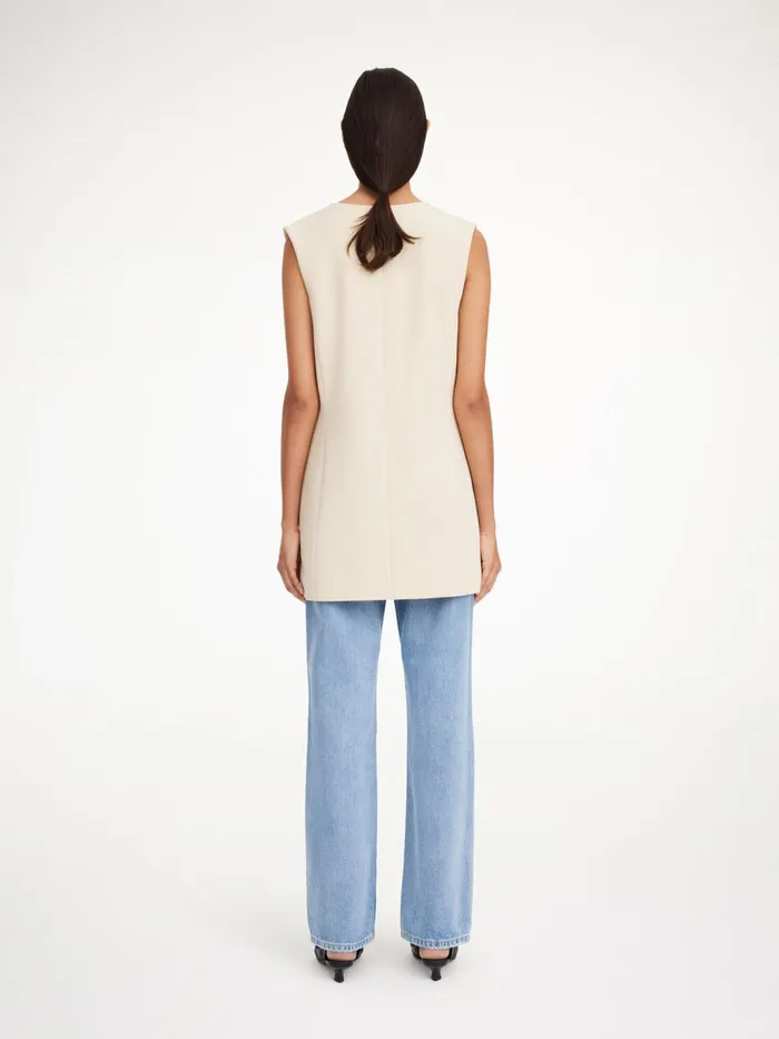 Francinne Waistcoat Wood Women By Malene Birger Blazers