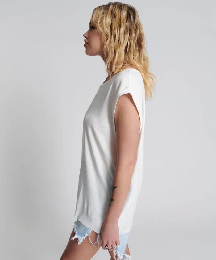 FRESH WHITE BAMBOO LOGO UNISEX TANK Women One Teaspoon Tees and Tanks FRESH WHITE BAMBOO LOGO UNISEX TANK Women One Teaspoon Tees and Tanks
