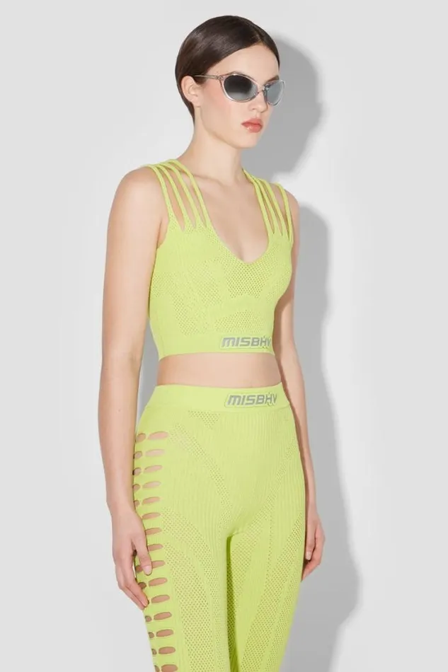Future Sport Mesh Top Lime Women MISBHV Tops