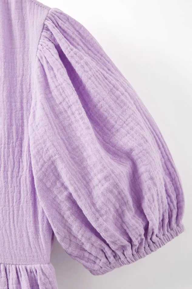 Georgia Short Sleeve Dress Lilac Drop Girls Cotton On Dresses Georgia Short Sleeve Dress Lilac Drop Girls Cotton On Dresses