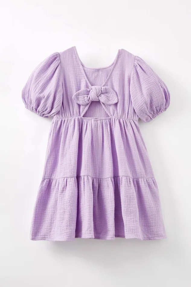 Georgia Short Sleeve Dress Lilac Drop Girls Cotton On Dresses Georgia Short Sleeve Dress Lilac Drop Girls Cotton On Dresses
