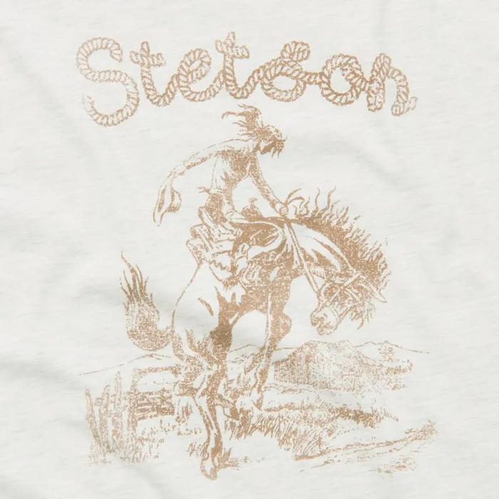 Giddy Up Graphic Tee White Women Stetson Tees