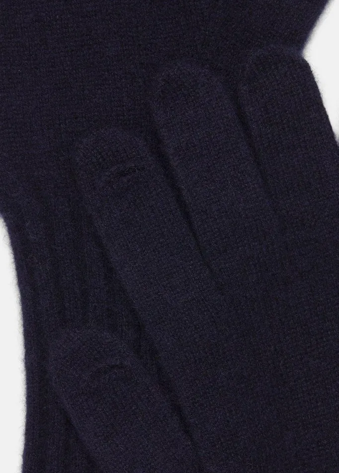 Gloves Women Vince Plush Cashmere Glove Coastal Blue Gloves Women Vince Plush Cashmere Glove Coastal Blue