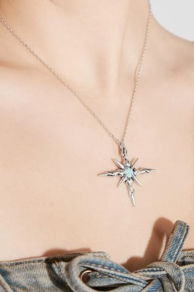 Goa Spike Necklace Silver WomenMen MISBHV Jewelry