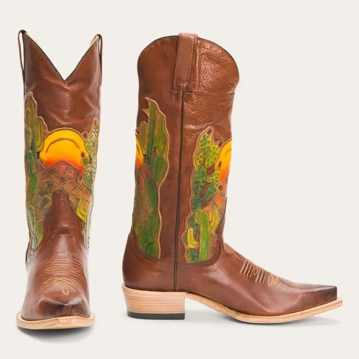 Goldie Boots Brown Women Stetson Western