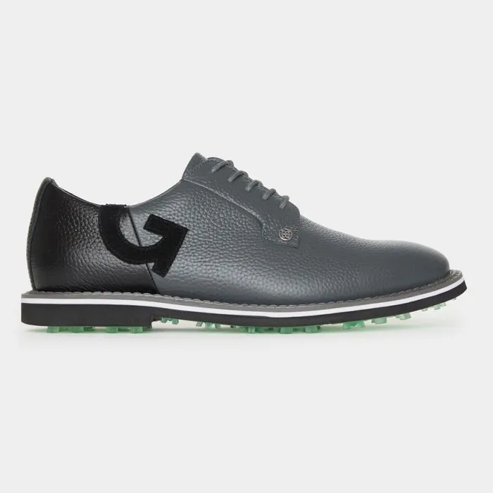 Golf Shoes Men GFORE GALLIVANTER PEBBLE LEATHER TWO TONE GOLF SHOE Charcoal