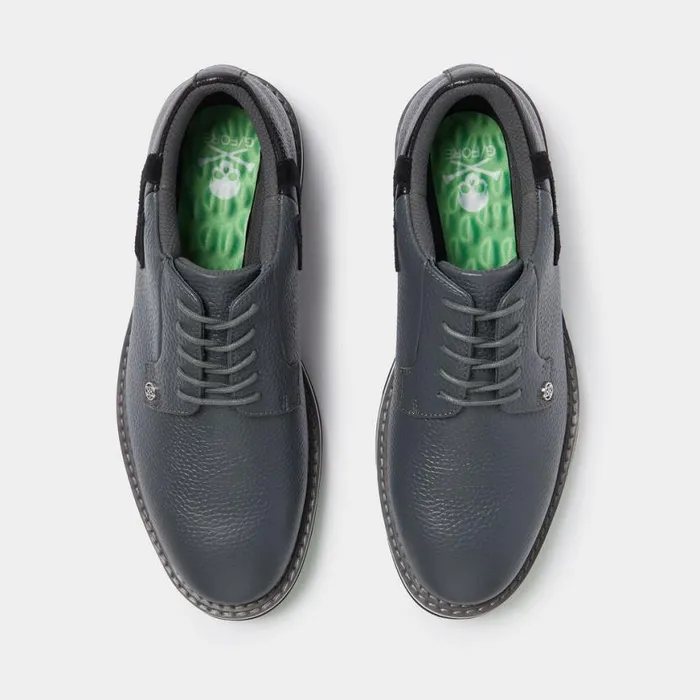 Golf Shoes Men GFORE GALLIVANTER PEBBLE LEATHER TWO TONE GOLF SHOE Charcoal Golf Shoes Men GFORE GALLIVANTER PEBBLE LEATHER TWO TONE GOLF SHOE Charcoal