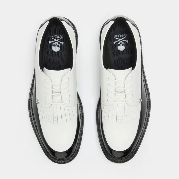 Golf Shoes Men GFORE GALLIVANTER SMOOTH LEATHER KILTIE DERBY GOLF SHOE Onyxsnow Golf Shoes Men GFORE GALLIVANTER SMOOTH LEATHER KILTIE DERBY GOLF SHOE Onyxsnow