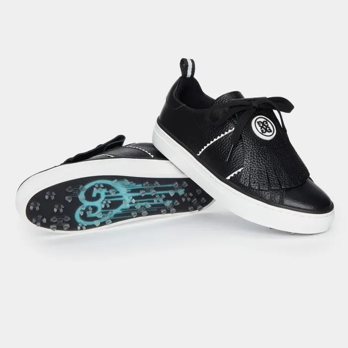 Golf Shoes Women GFORE DURF PEBBLE LEATHER KILTIE GOLF SHOE Onyx Golf Shoes Women GFORE DURF PEBBLE LEATHER KILTIE GOLF SHOE Onyx