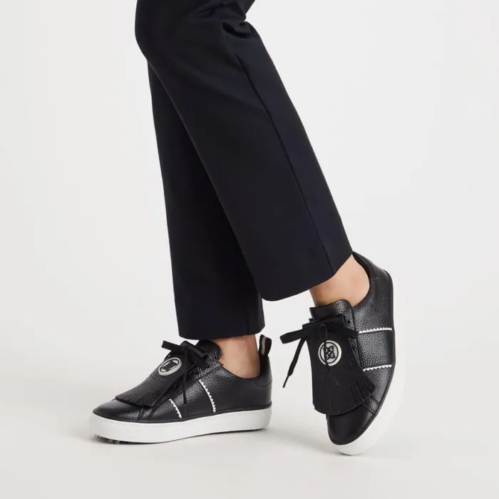 Golf Shoes Women GFORE DURF PEBBLE LEATHER KILTIE GOLF SHOE Onyx Golf Shoes Women GFORE DURF PEBBLE LEATHER KILTIE GOLF SHOE Onyx