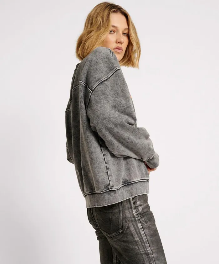 GOTHIC STUDDED RETRO SWEATER Women One Teaspoon Hoodies And Sweats GOTHIC STUDDED RETRO SWEATER Women One Teaspoon Hoodies And Sweats