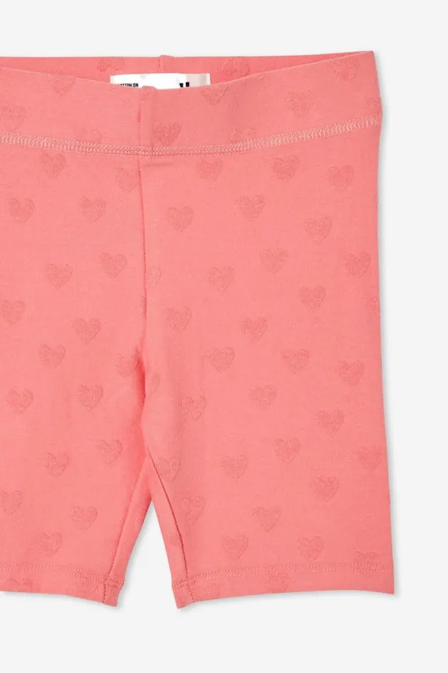 Hailey Bike Short Orange Coralhearts Girls Cotton On Shorts Skirts and Playsuits Hailey Bike Short Orange Coralhearts Girls Cotton On Shorts Skirts and Playsuits