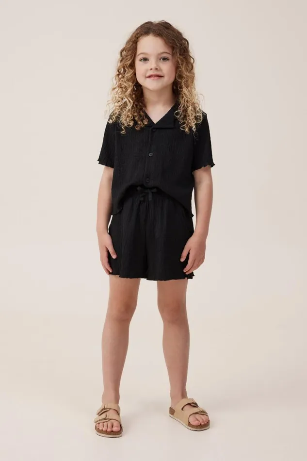 Hallie Short Black Girls Cotton On Shorts Skirts and Playsuits