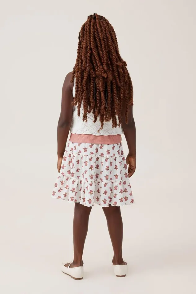 Hallie Tiered Skirt Vanillamaeve Flower Stamp Girls Cotton On Shorts Skirts and Playsuits Hallie Tiered Skirt Vanillamaeve Flower Stamp Girls Cotton On Shorts Skirts and Playsuits