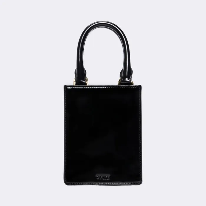 Handbags and Luggage Women GFORE Metal Tees Box Calf Leather Mini Tote Onyx Handbags and Luggage Women GFORE Metal Tees Box Calf Leather Mini Tote Onyx