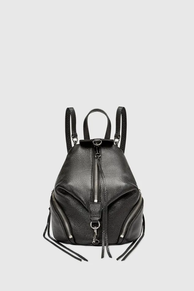Handbags Backpacks Rebecca Minkoff Convertible Mini Julian Backpack Blackgunmetal