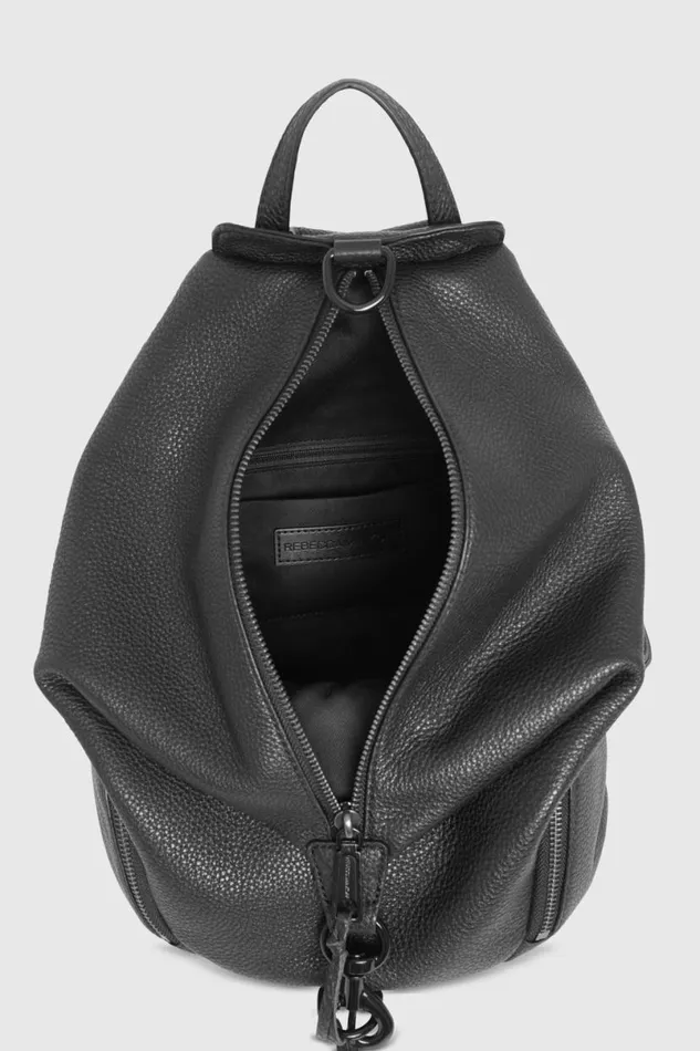 Handbags Backpacks Rebecca Minkoff Julian Backpack Blackblack Shellac