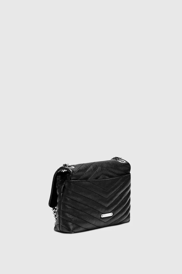 Handbags Crossbody Bags Rebecca Minkoff Edie Crossbody Blacksilver