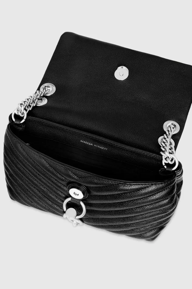 Handbags Crossbody Bags Rebecca Minkoff Edie Crossbody Blacksilver