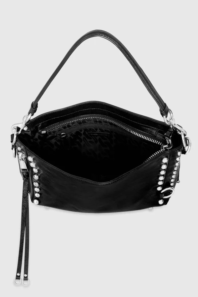 Handbags Crossbody Bags Rebecca Minkoff MAB Crossbody With Studs Blacksilver Handbags Crossbody Bags Rebecca Minkoff MAB Crossbody With Studs Blacksilver