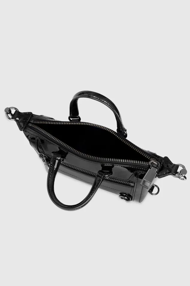 Handbags Crossbody Bags Rebecca Minkoff Micro Mini MAB Blackgunmetal